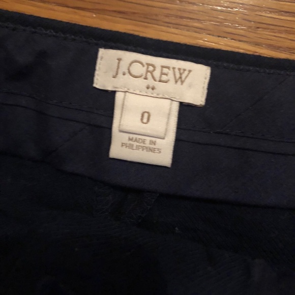 Navy J.Crew Mini Skirt Size 0 - Picture 3 of 3